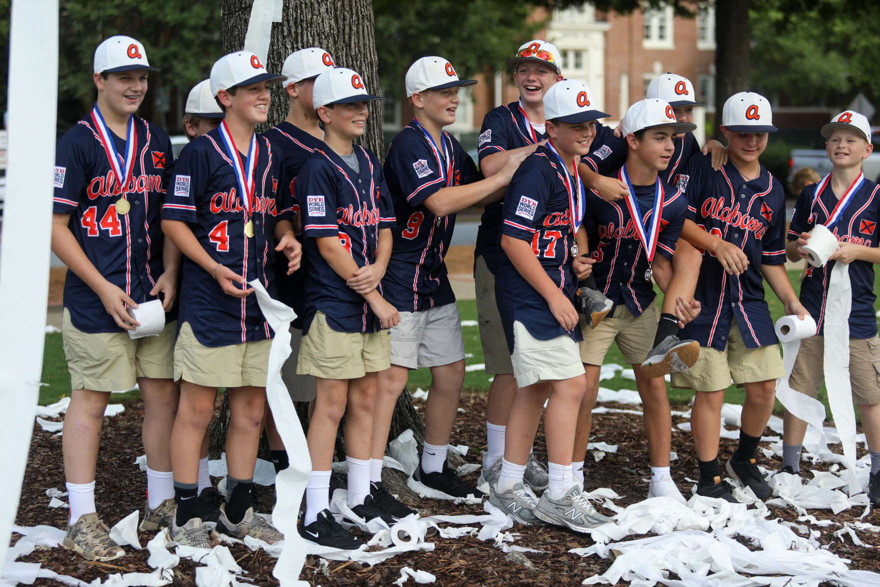 Auburn Orange Dixie Youth Baseball World Series champion celebration